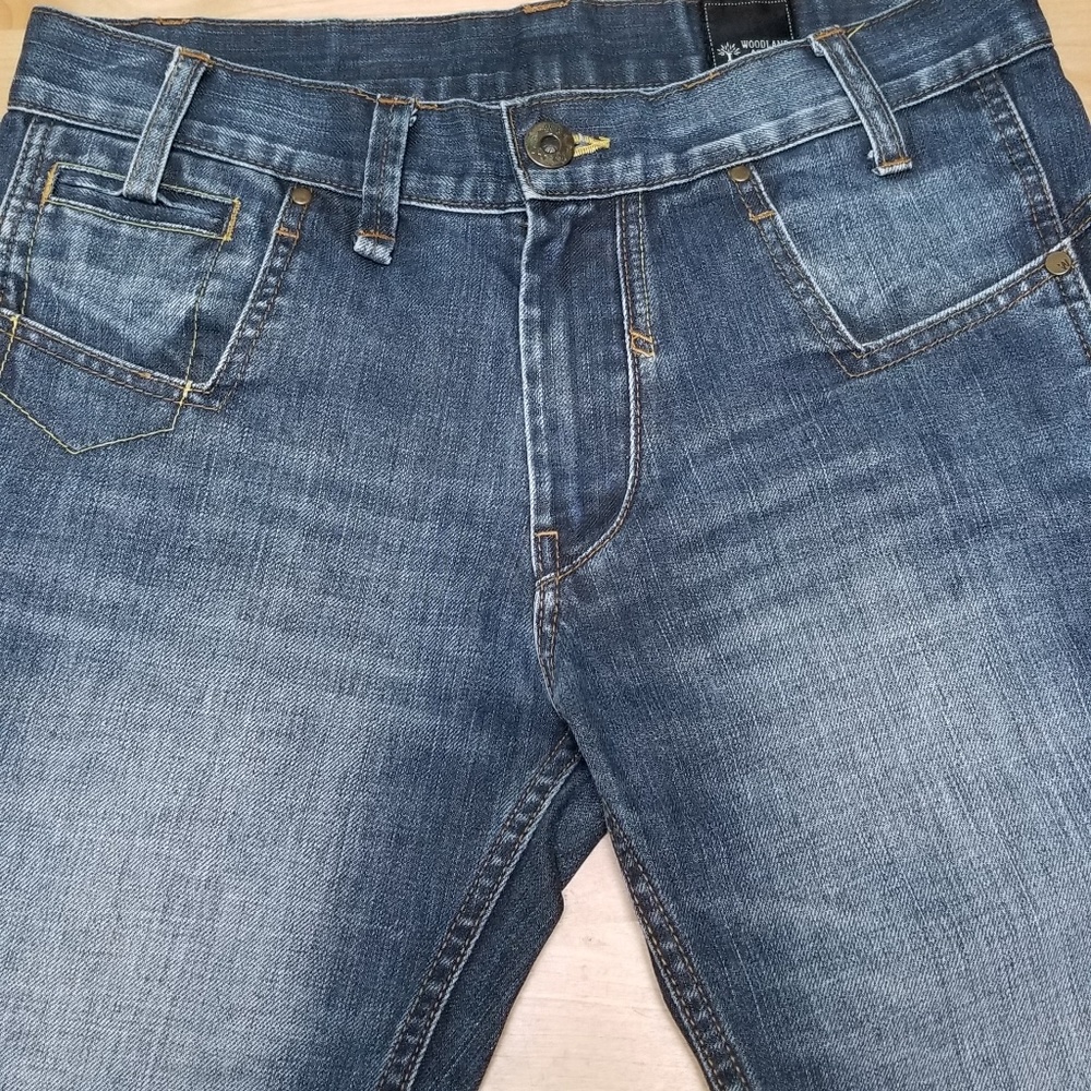 WOODLAND | RAW DENIM JEANS, SIZE 30